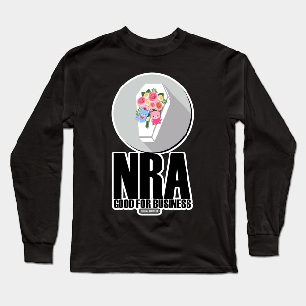 Stop Gun Violence Long Sleeve T-Shirt by PalmGallery